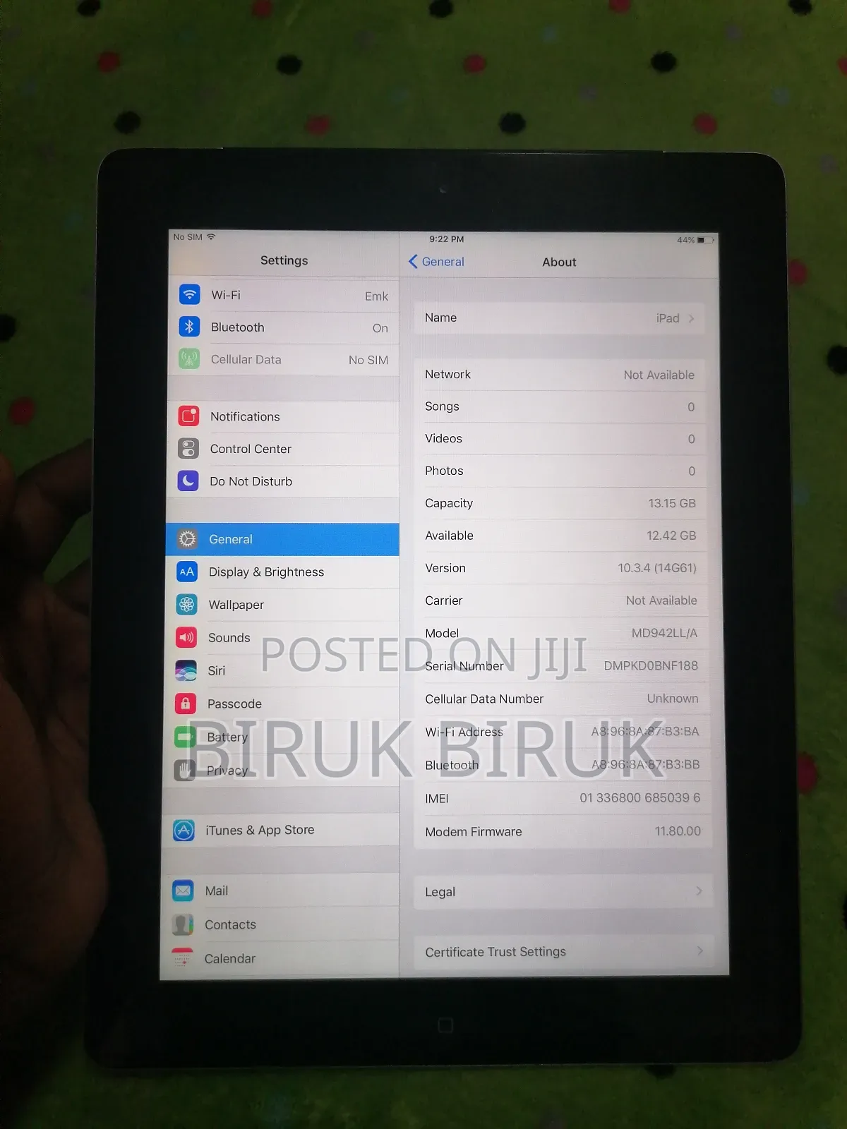 Apple iPad 4 Wi-Fi + Cellular 16 GB White