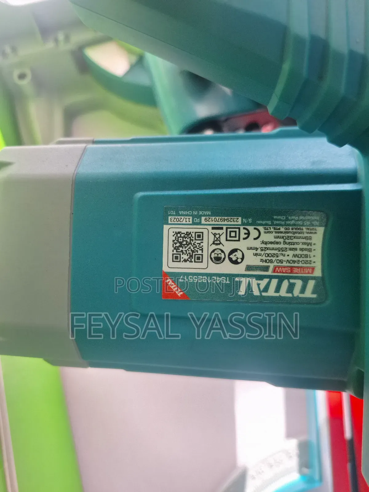 Total Meter Saw Sliding 1,800w