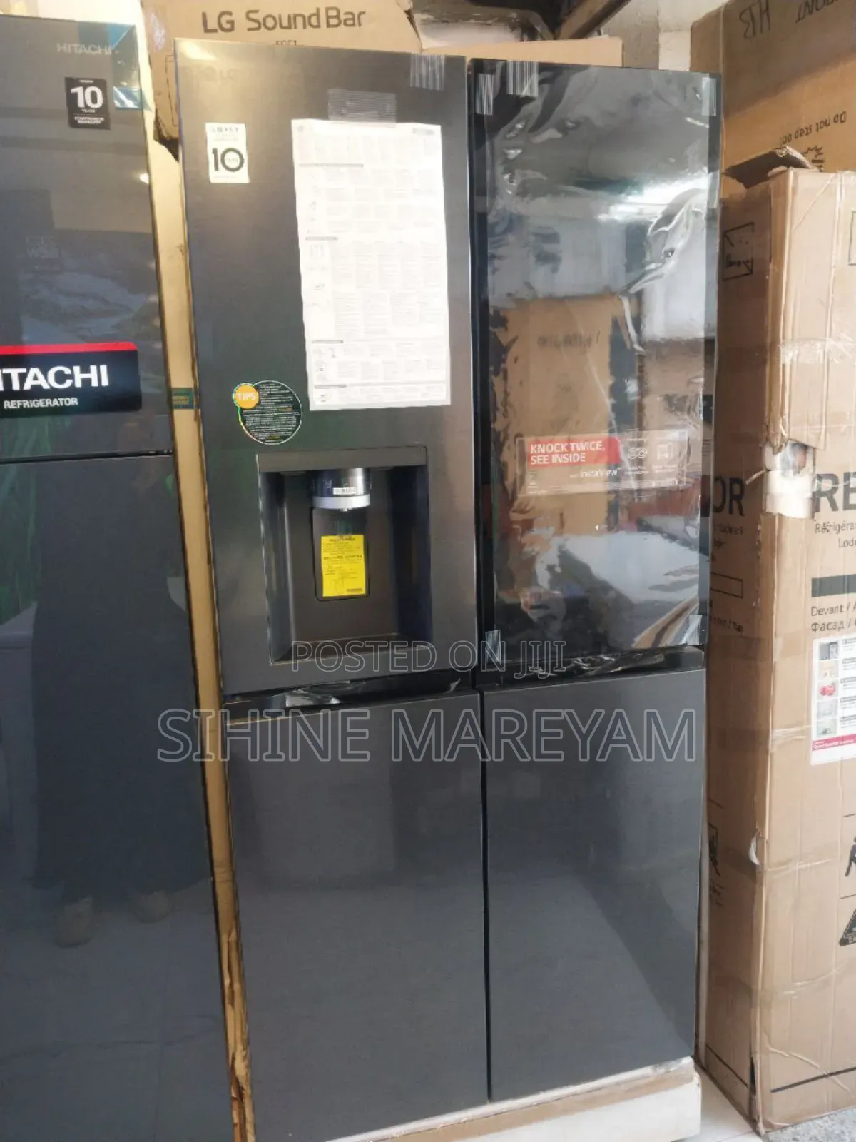 635l Lg Brand Instaviewtm American Style Fridge Freezer