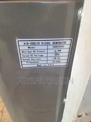 Hansa Generator 6.7kw Silent Single Phase Air Cooled