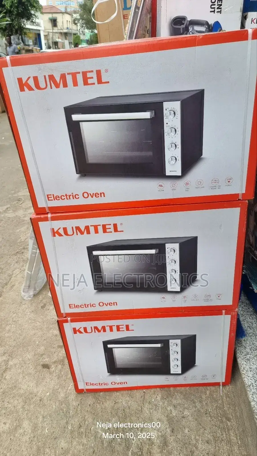 Kumtel Mine Ovens 70-Liter Delivery