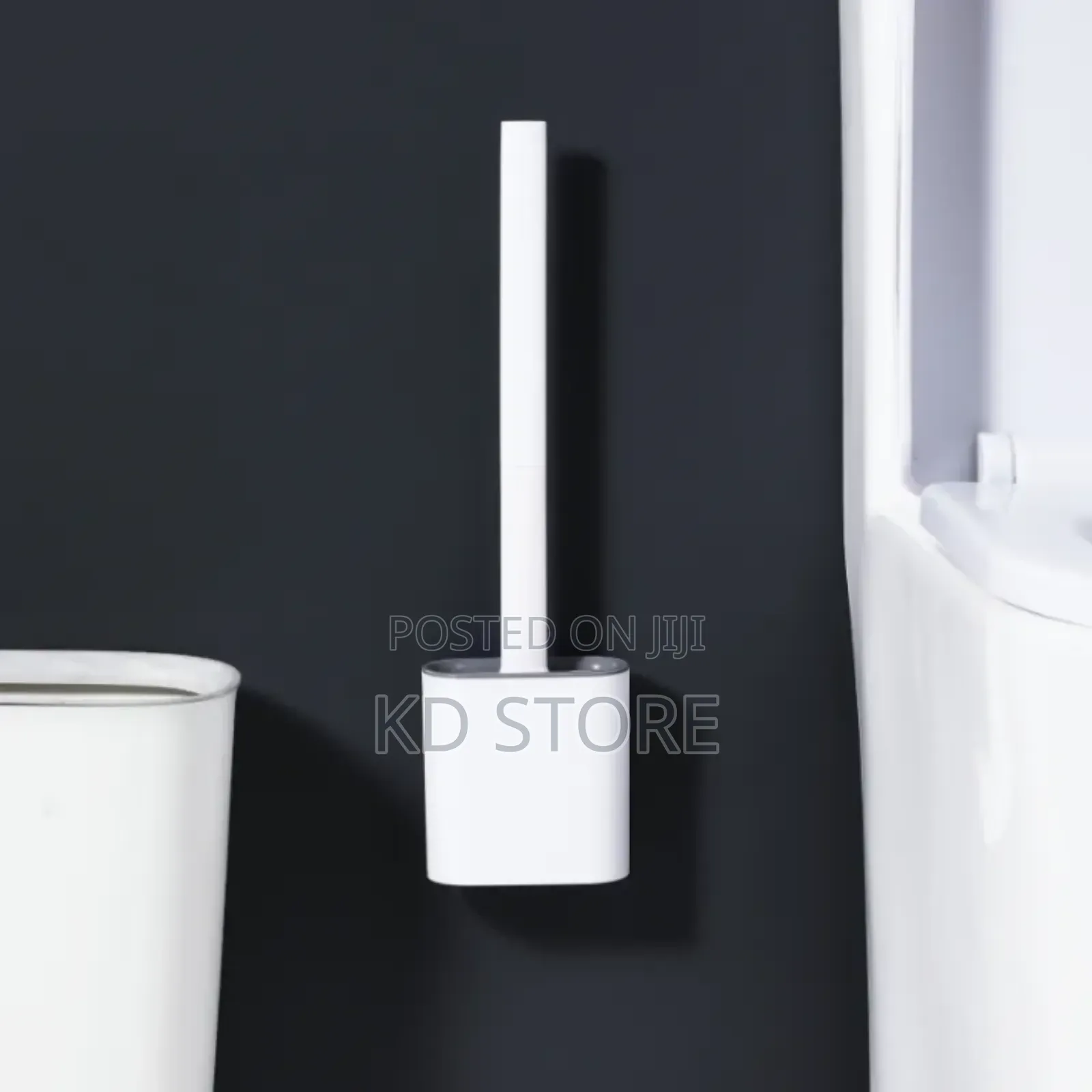  Silicone Toilet Cleaning Brush With Holder
