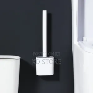  Silicone Toilet Cleaning Brush With Holder