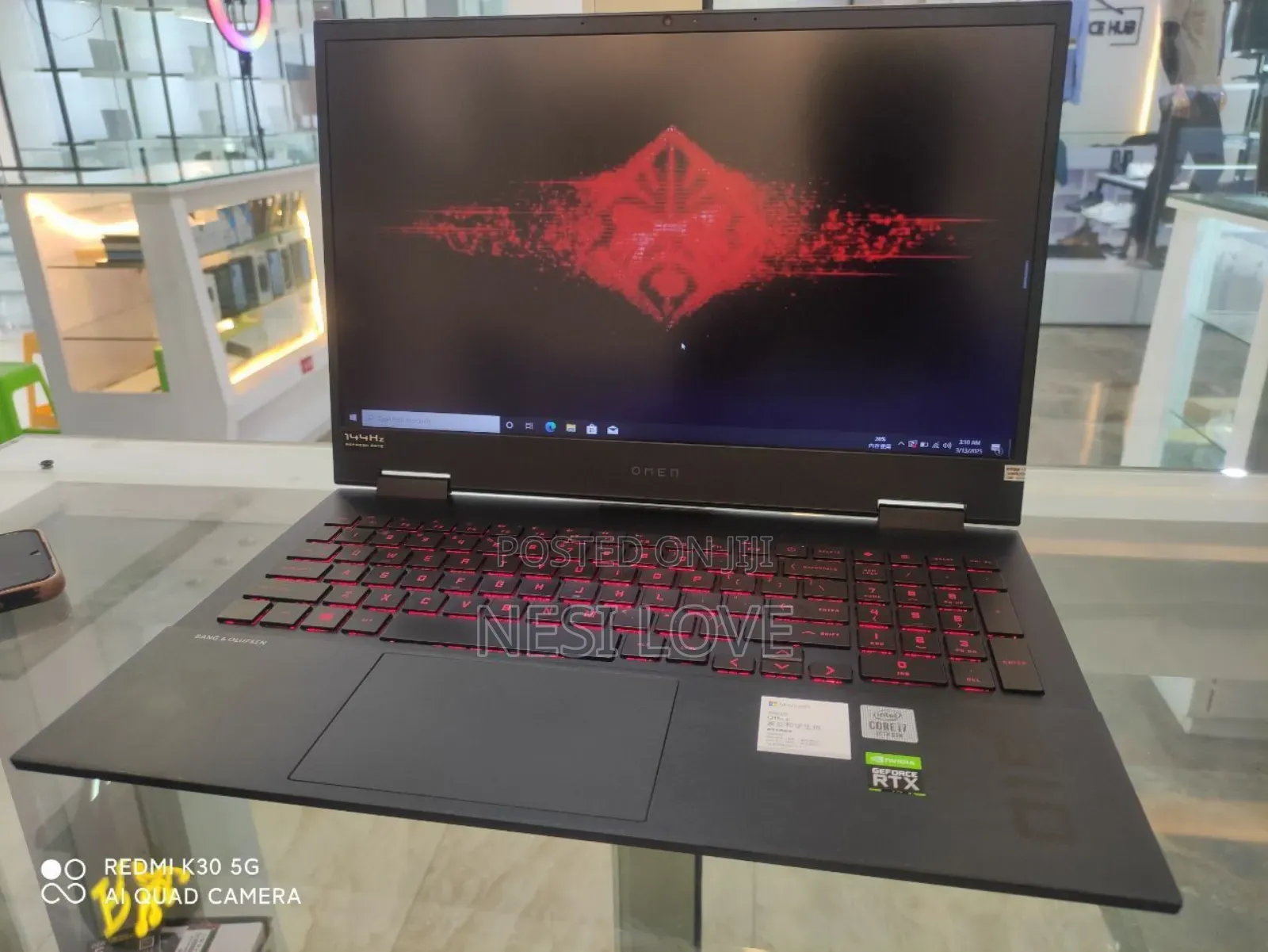 New Laptop HP Omen 15 16GB Intel Core I7 SSD 512GB
