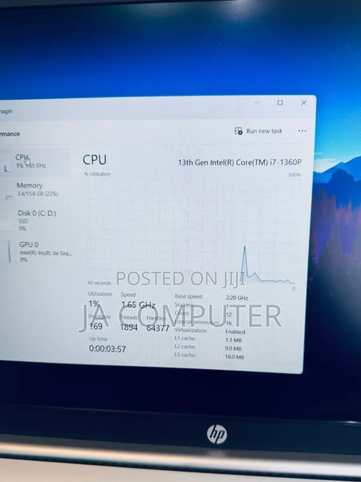 New Laptop HP Pavilion 15 16GB Intel Core I7 SSD 1T