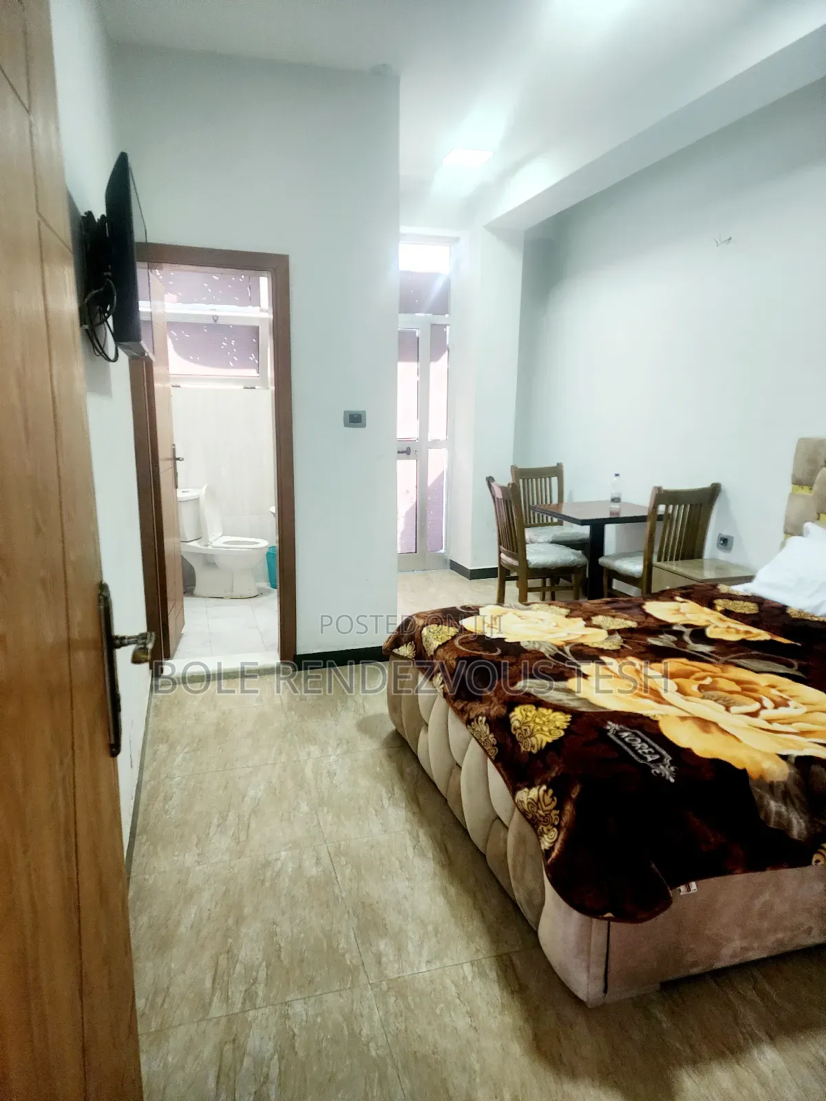 Furnished 1bdrm Apartment in Bole for rent