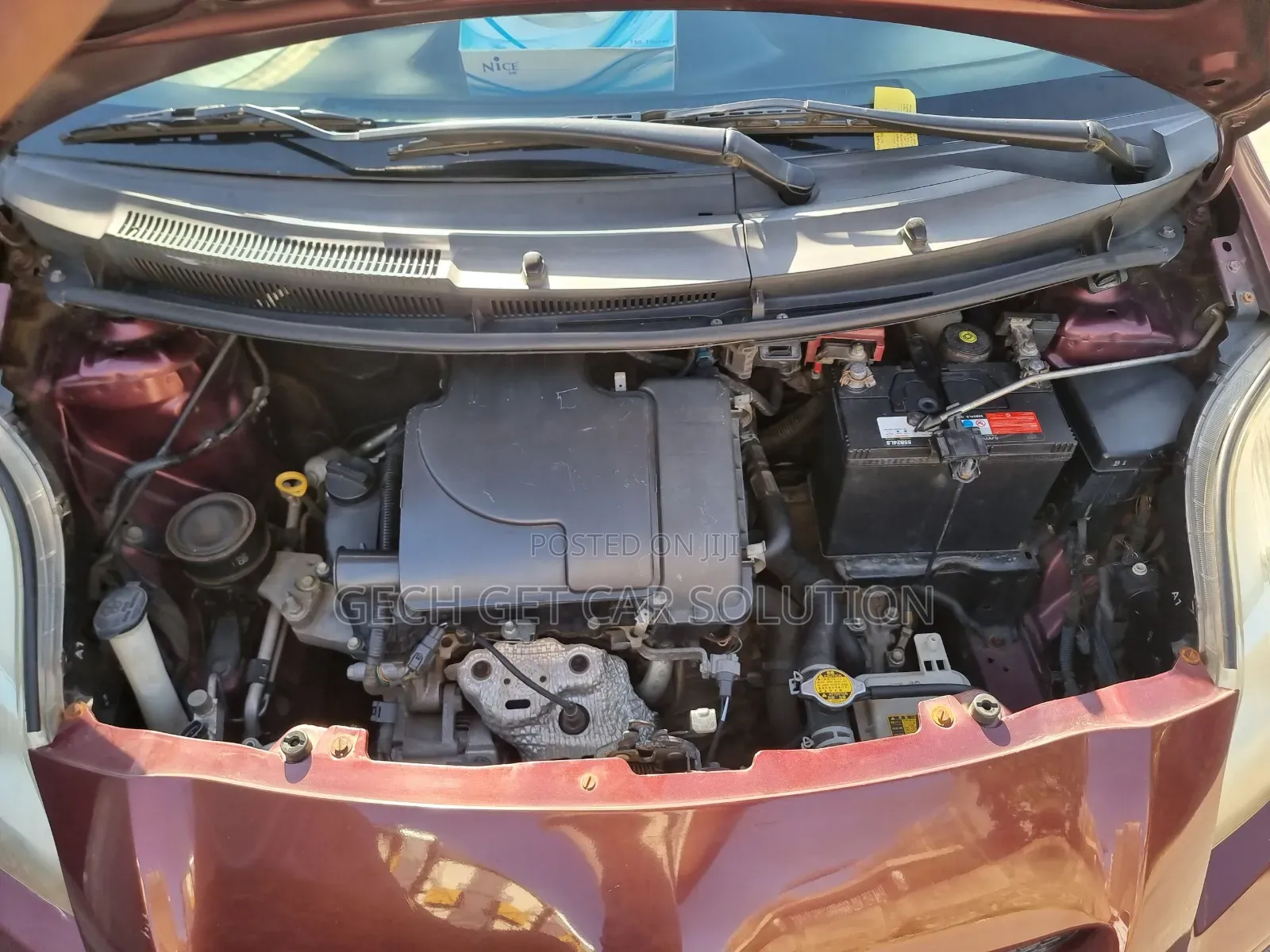 Toyota Yaris 2010 Burgundy