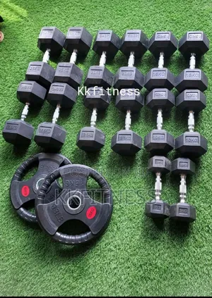 Photo - Hexagon Dumbbells