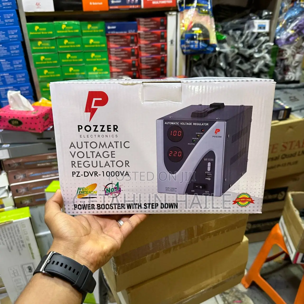 Pozzer Digital Stabilizer (Pozzer Pz-PVR 1000 Va)