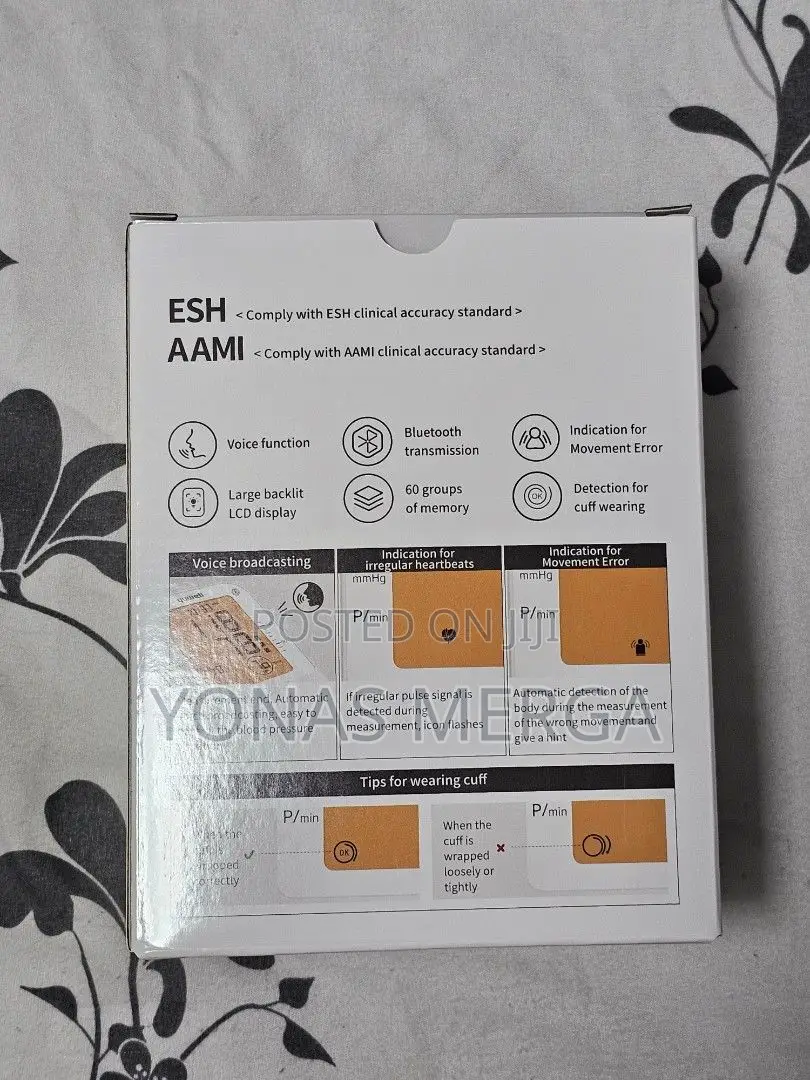 Blood Pressure Measurement Machine፶嶷የደም መለኬየያ฿痲bp Monitor