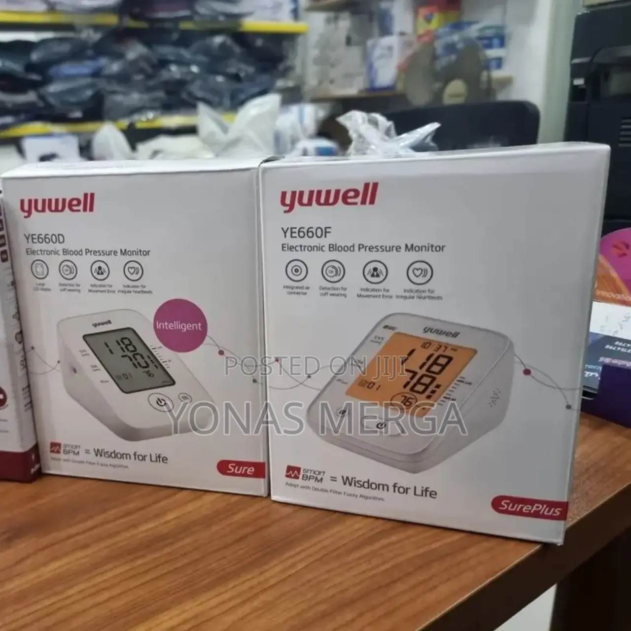 Automatic Yuwell Blood Pressure Monitor‱盔bp Monitor፭§Bpm