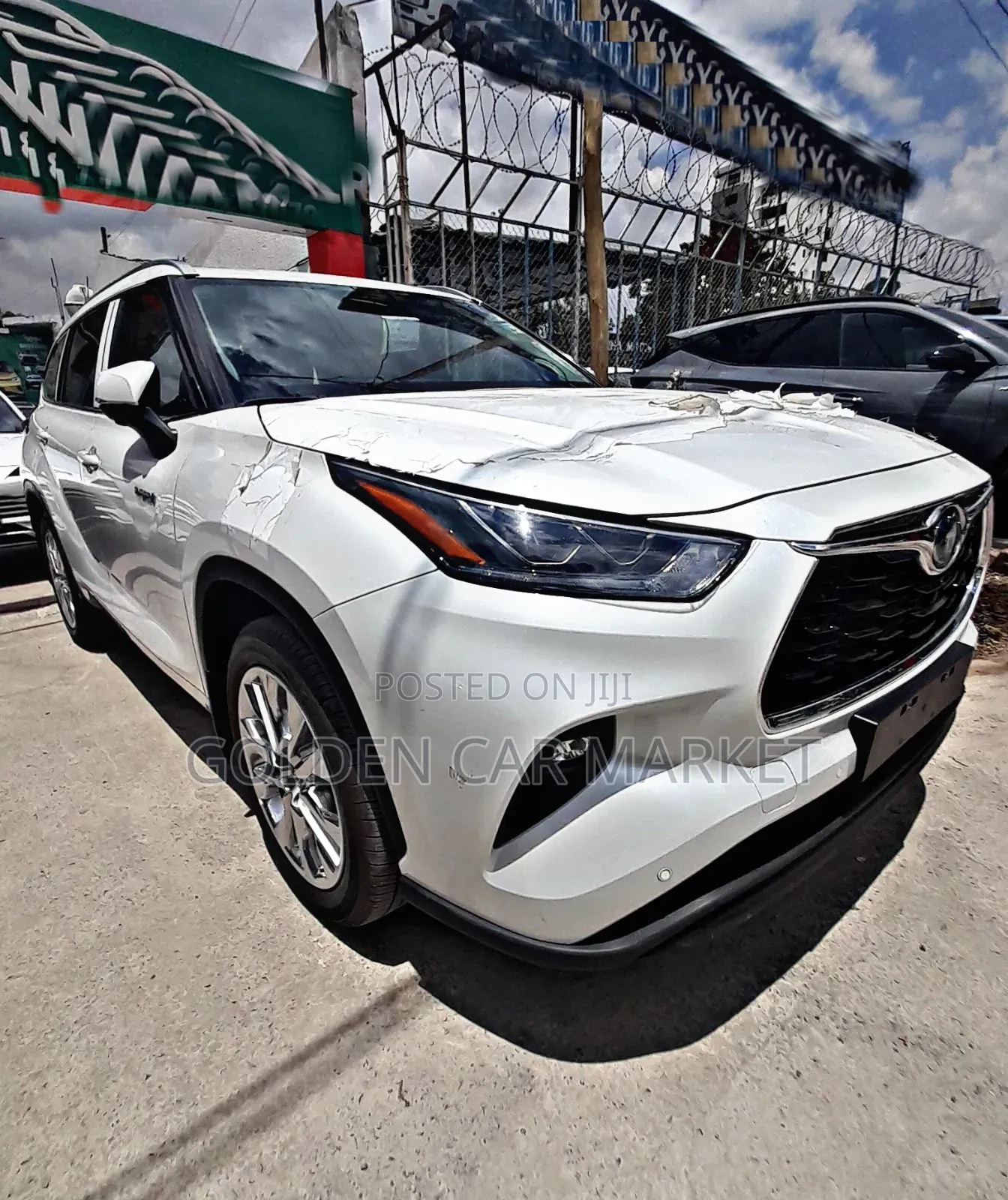 New Toyota Highlander Hybrid 2024 White