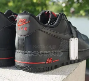 Nike Air Force 1 Low Red Black Sneaker Master Quality Shoes