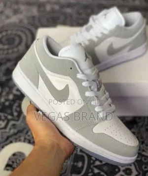 Photo - Air Jordan 1 Low Wolfe Gray Master Quality Shoes