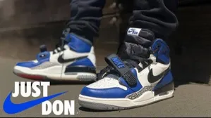 Just Don X Air Jordan Legacy 321 ‘Storm Blue’ Shoes