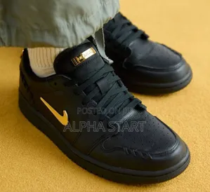 Nike Air Jordan 1 Low ‘Method of Make’ “Triple Black” Shoes