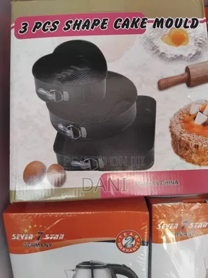 የኬክ መጋገሪያ 3pcs Shape Cake Mould