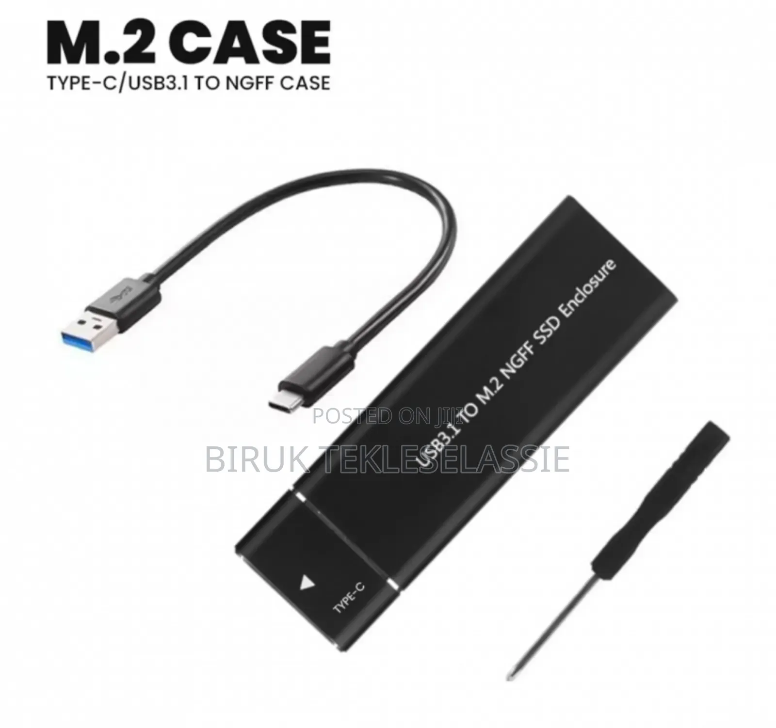 Usb 3.1 to M.2 NGFF SSD Hard Disk Enclosure