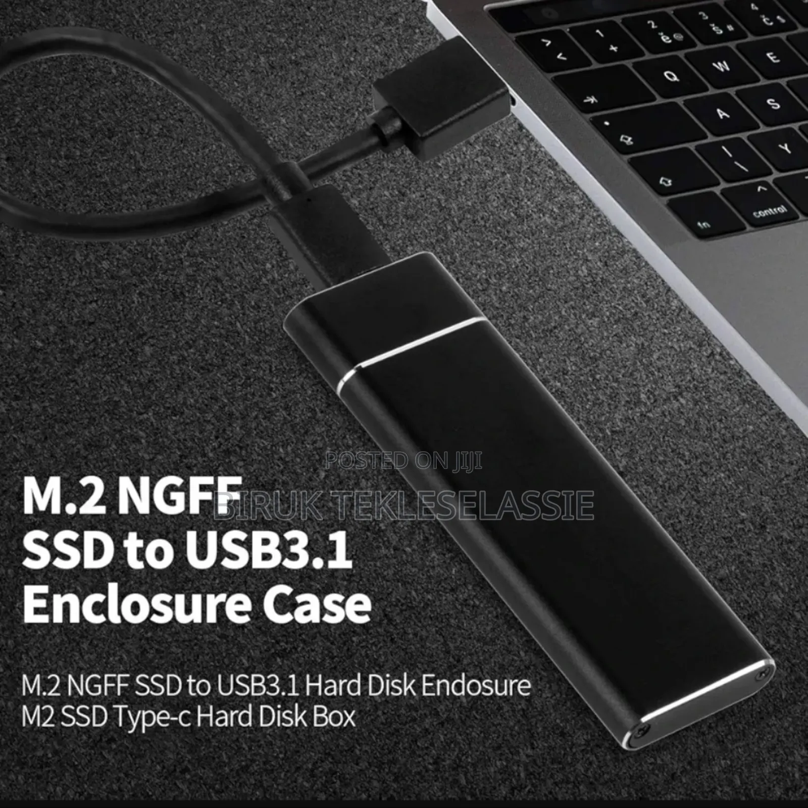 Usb 3.1 to M.2 NGFF SSD Hard Disk Enclosure
