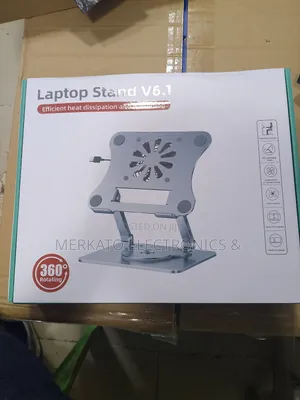 Photo - Laptop Stand With Fan 360 Rotation | Quality