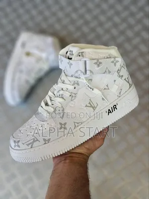 Photo - Louis Vuitton Lv X Nike Air Force 1 Mid-Top “White” Shoes