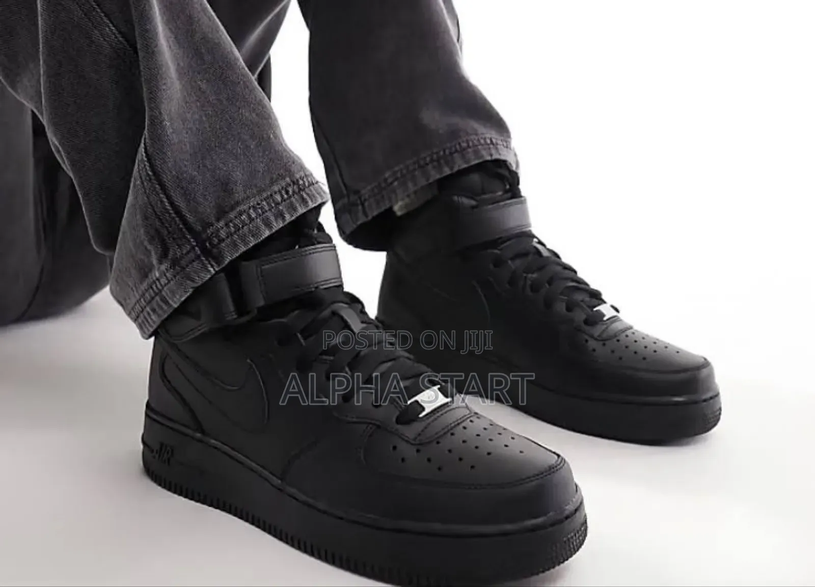 Nike Air Force 1 Mid ‘Triple Black’ Shoes 40 -43