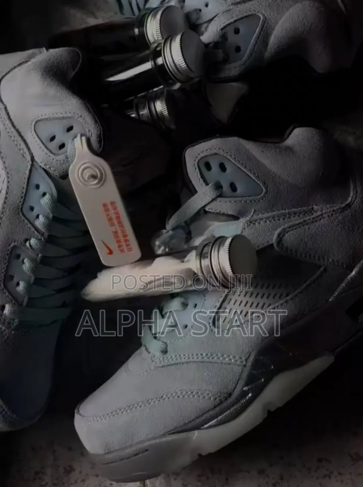  Air Jordan 5 Retro Hi ‘Blue Bird’ Shoes