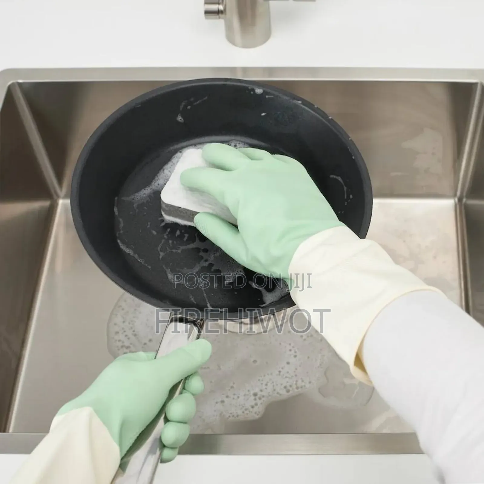 Rubber Cleaning Gloves