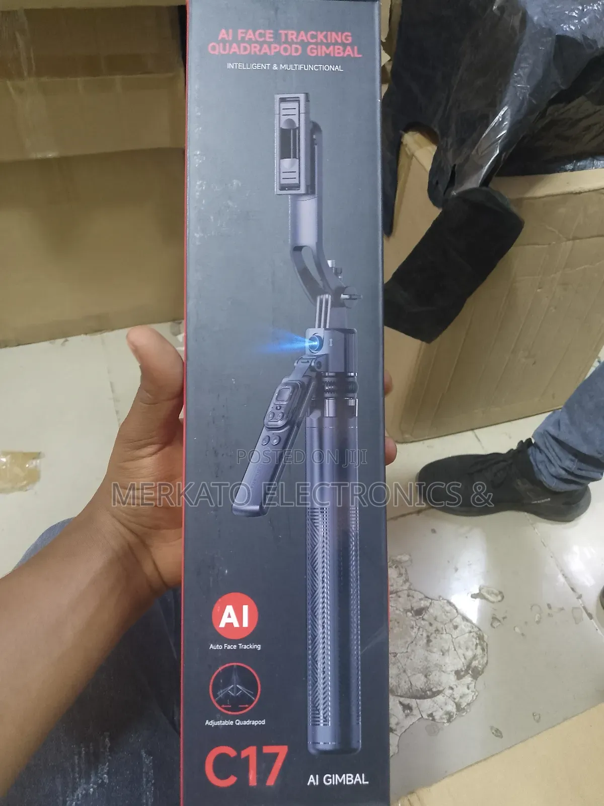 Ai Face Tracking Quadrapod Gimbal | Stand | Selfie