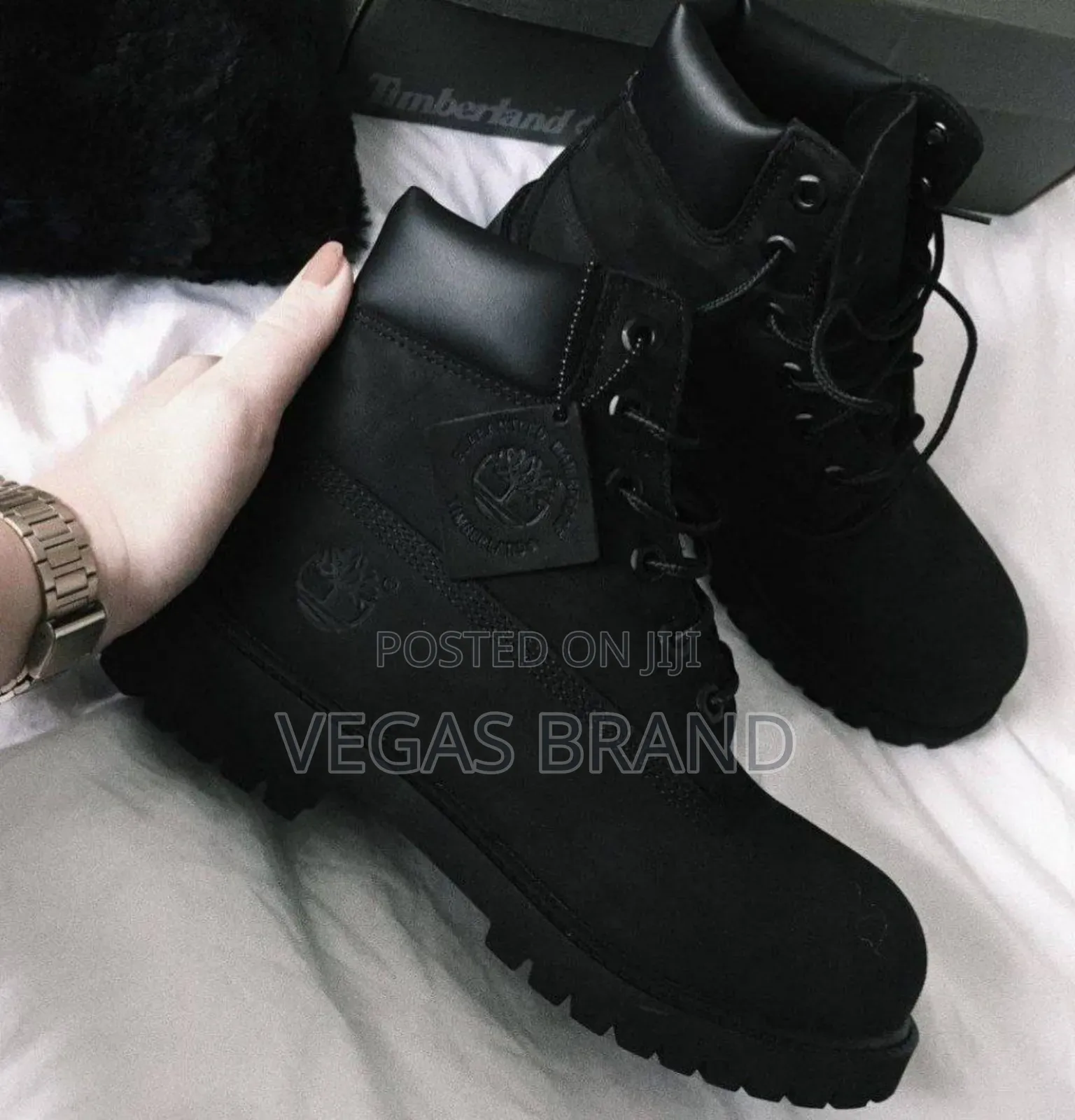 Timberland Premium 7 Usa Triple Black Master Quality Shoes