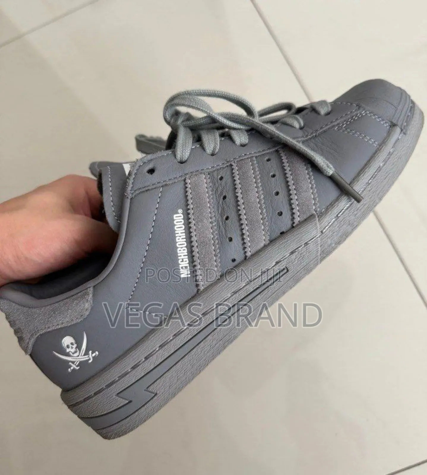 Adidas Old School Superstar Cement Gray Master Quality Shoes