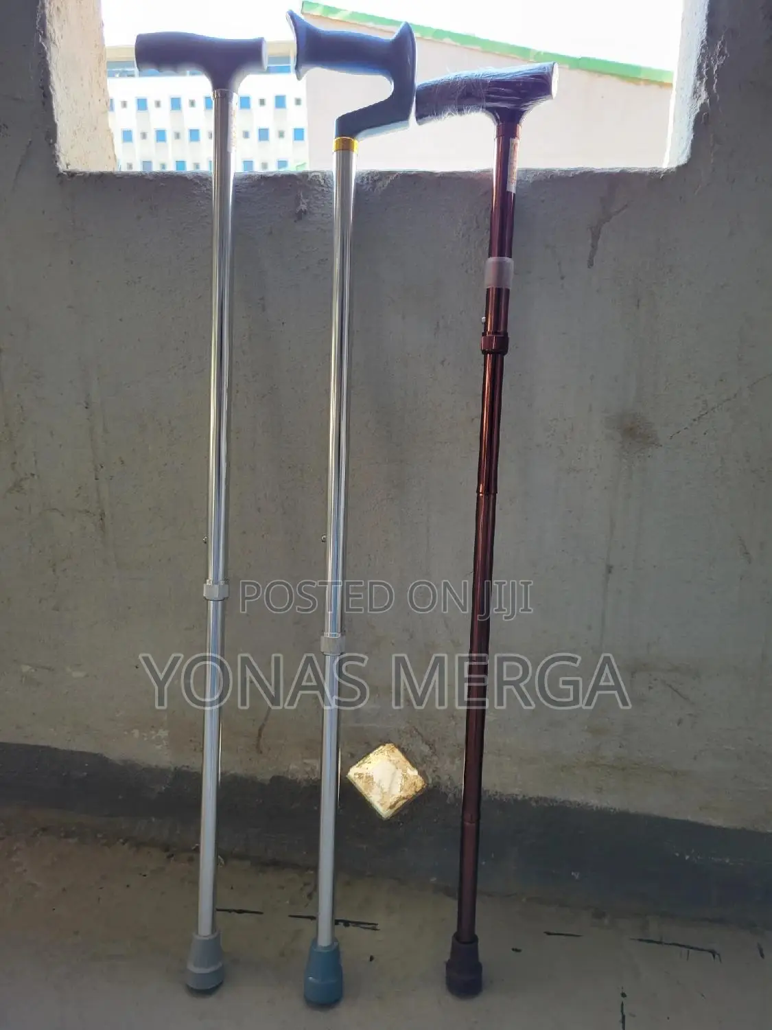 Sliver Brown Walking Stick∆°Single Leg፱与cane For Elderly
