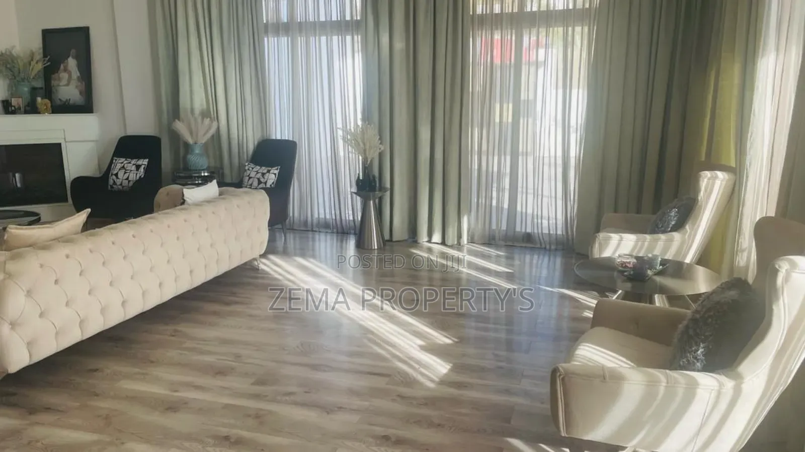 Furnished 5bdrm House in Zema, Yeka for rent