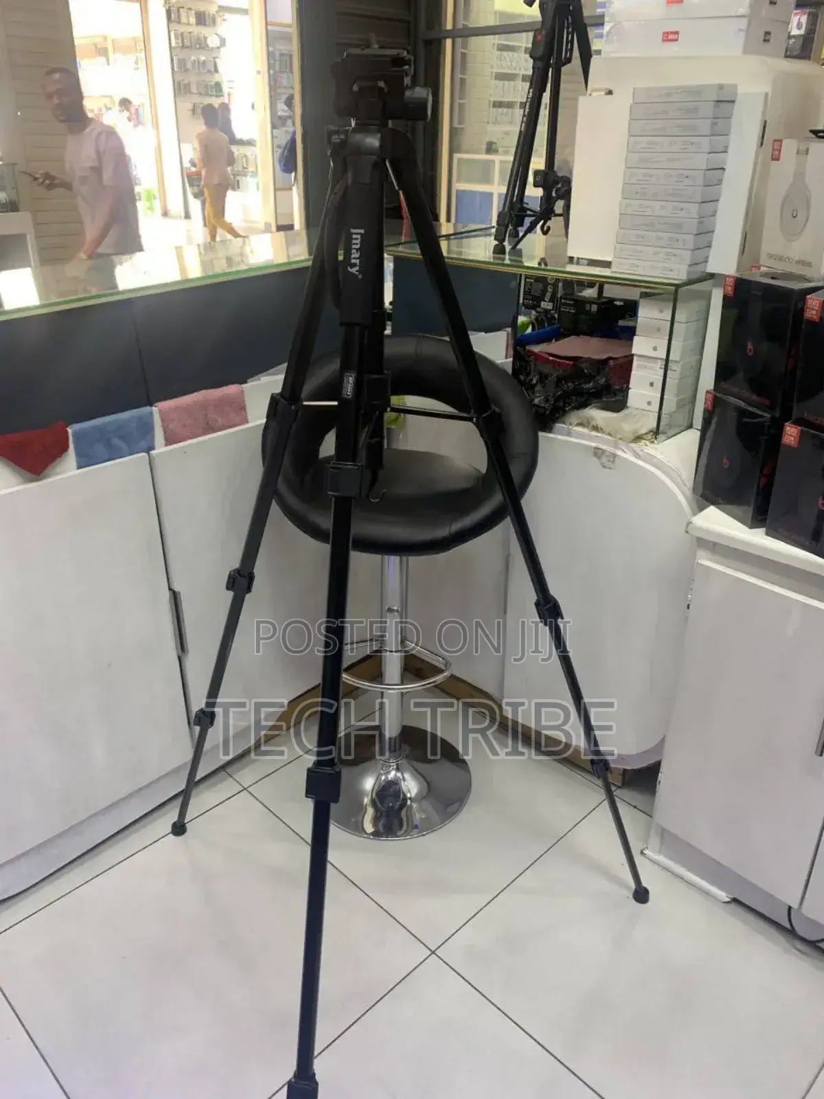 Jmary Tripod 1.79m እስከ 2m የሚረዝም ለስልክና ለካሜራ የሚሆን