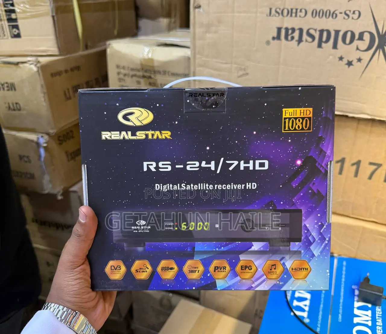 Realstar 24/7 Hd Satellite Decoder (Free Football Receiver)