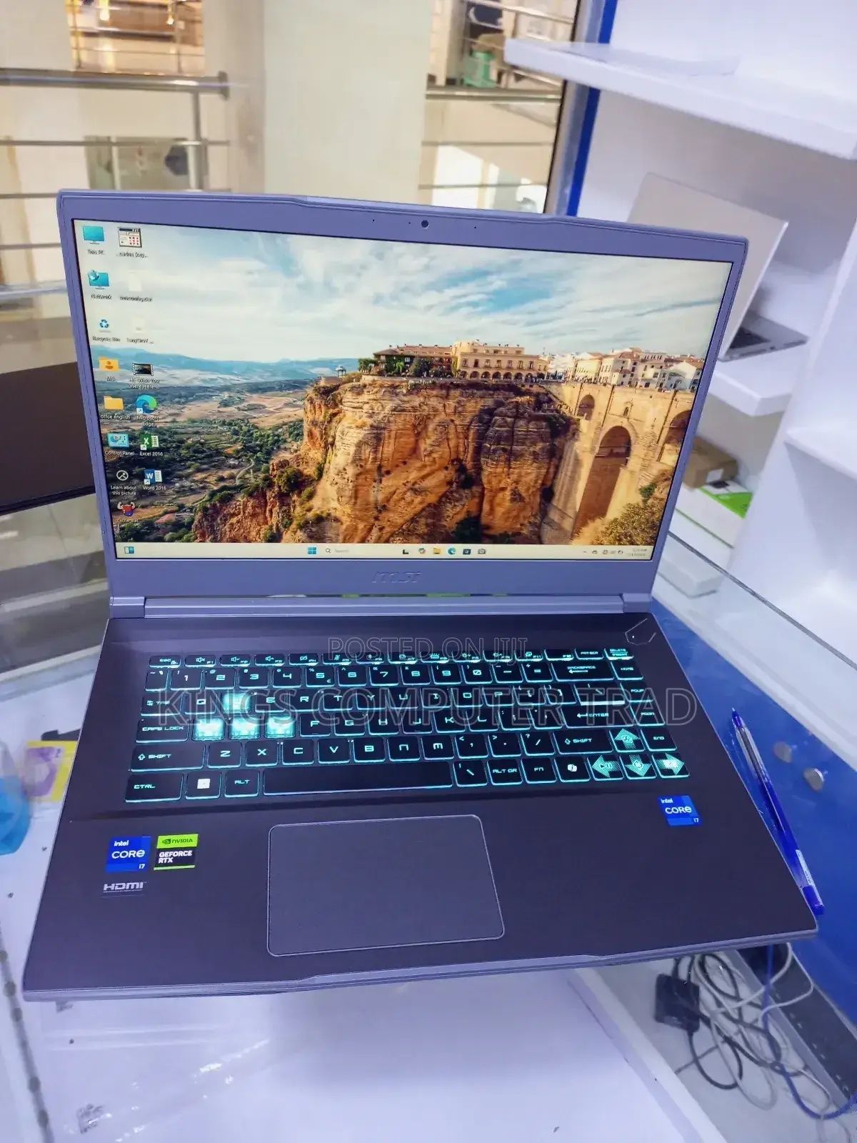 New Laptop MSI GF63 16GB Intel Core I7 SSD 1T