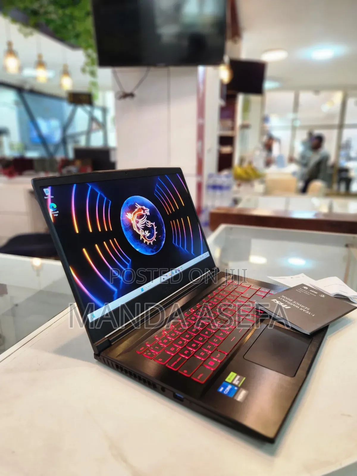 New Laptop MSI GF63 16GB Intel Core I5 SSD 512GB