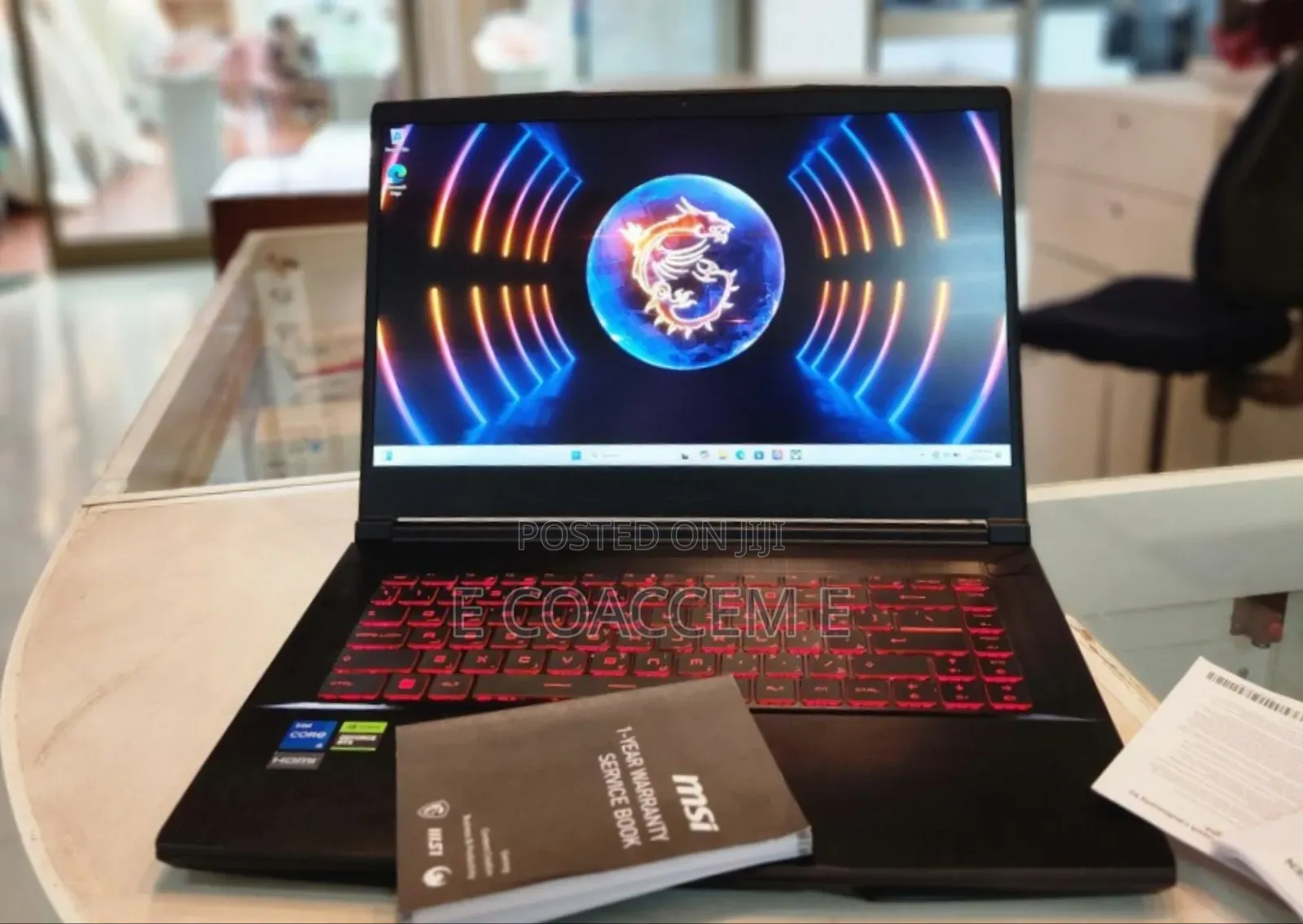 New Laptop MSI 16GB Intel Core I5 SSD 512GB