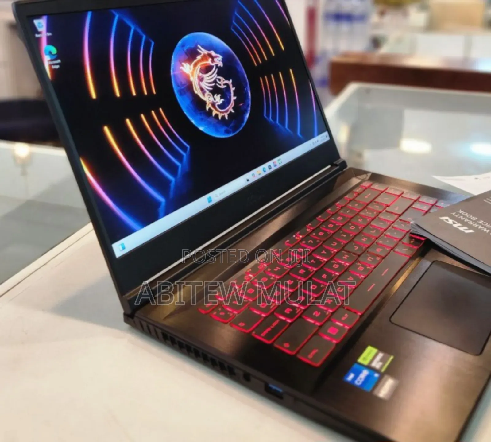 New Laptop MSI GF63 32GB Intel Core I5 SSD 512GB