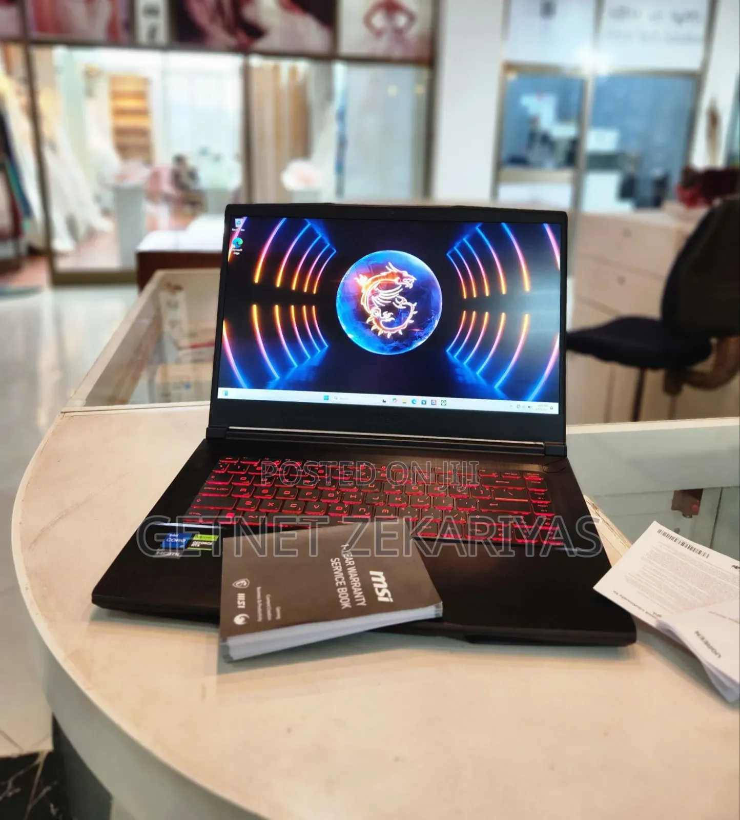 New Laptop MSI GF63 32GB Intel Core I5 SSD 512GB