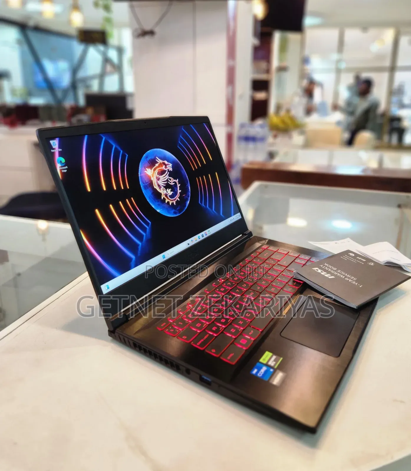 New Laptop MSI GF63 32GB Intel Core I5 SSD 512GB