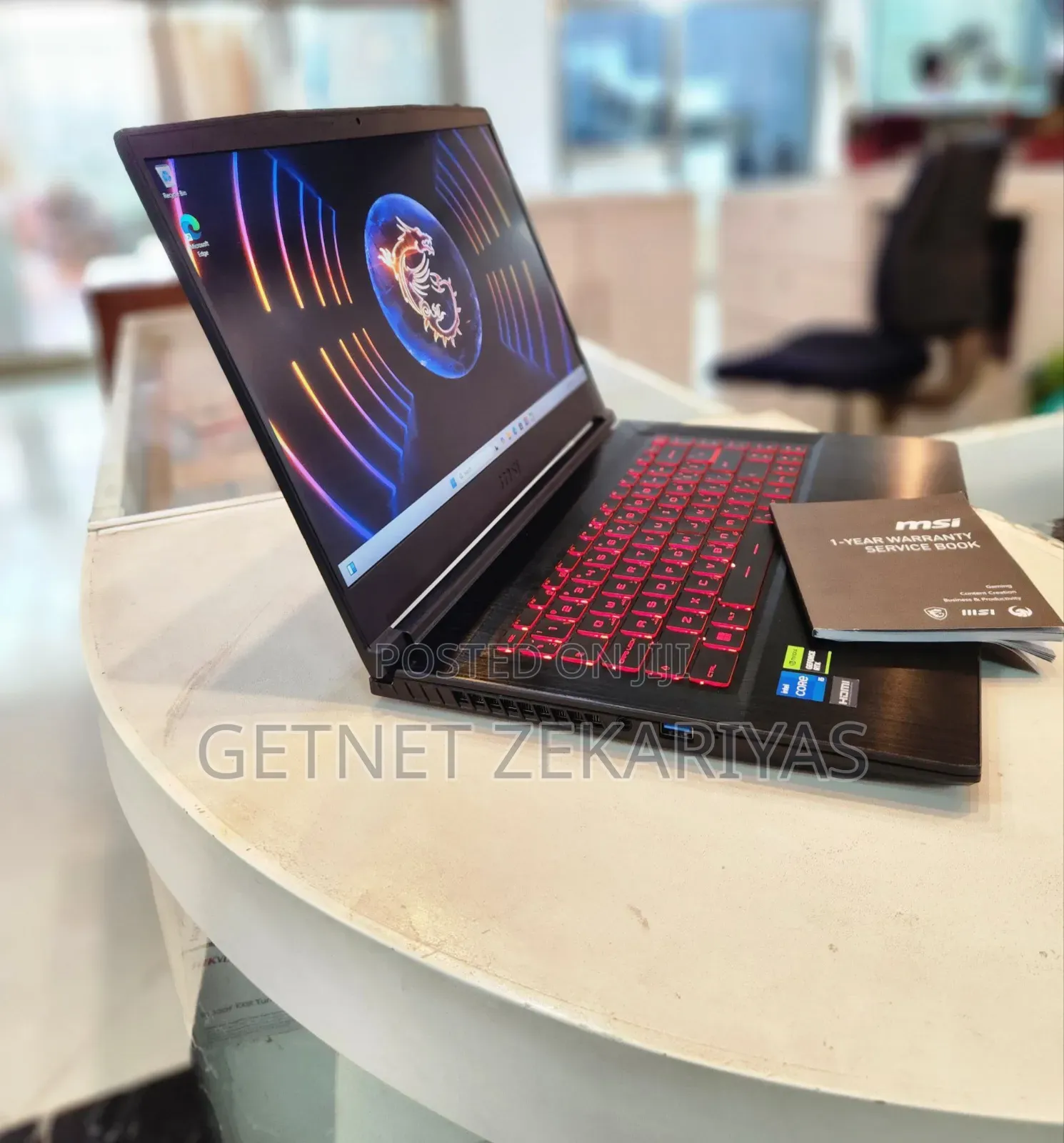 New Laptop MSI GF63 32GB Intel Core I5 SSD 512GB