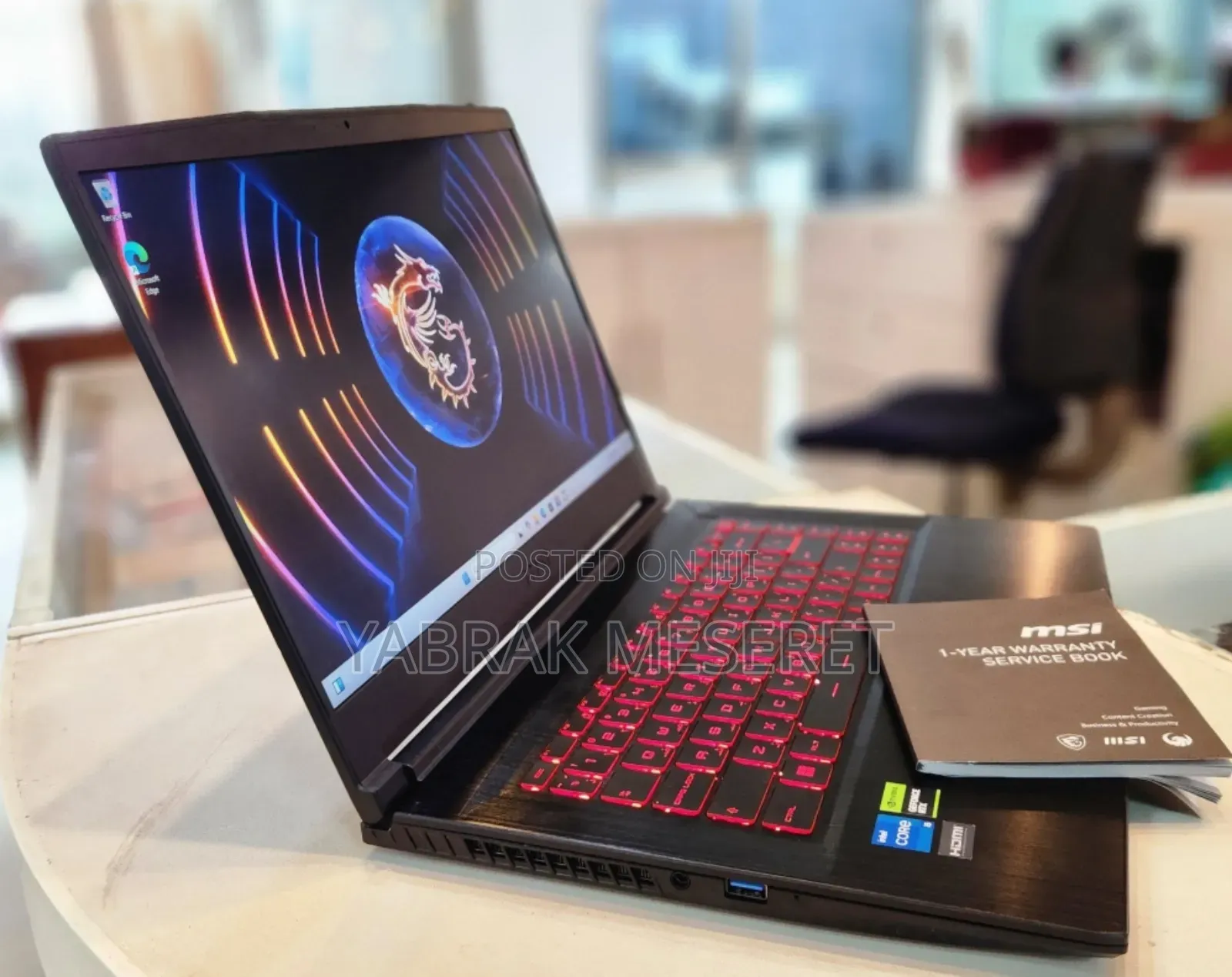 New Laptop MSI GF63 32GB Intel Core I5 SSD 512GB