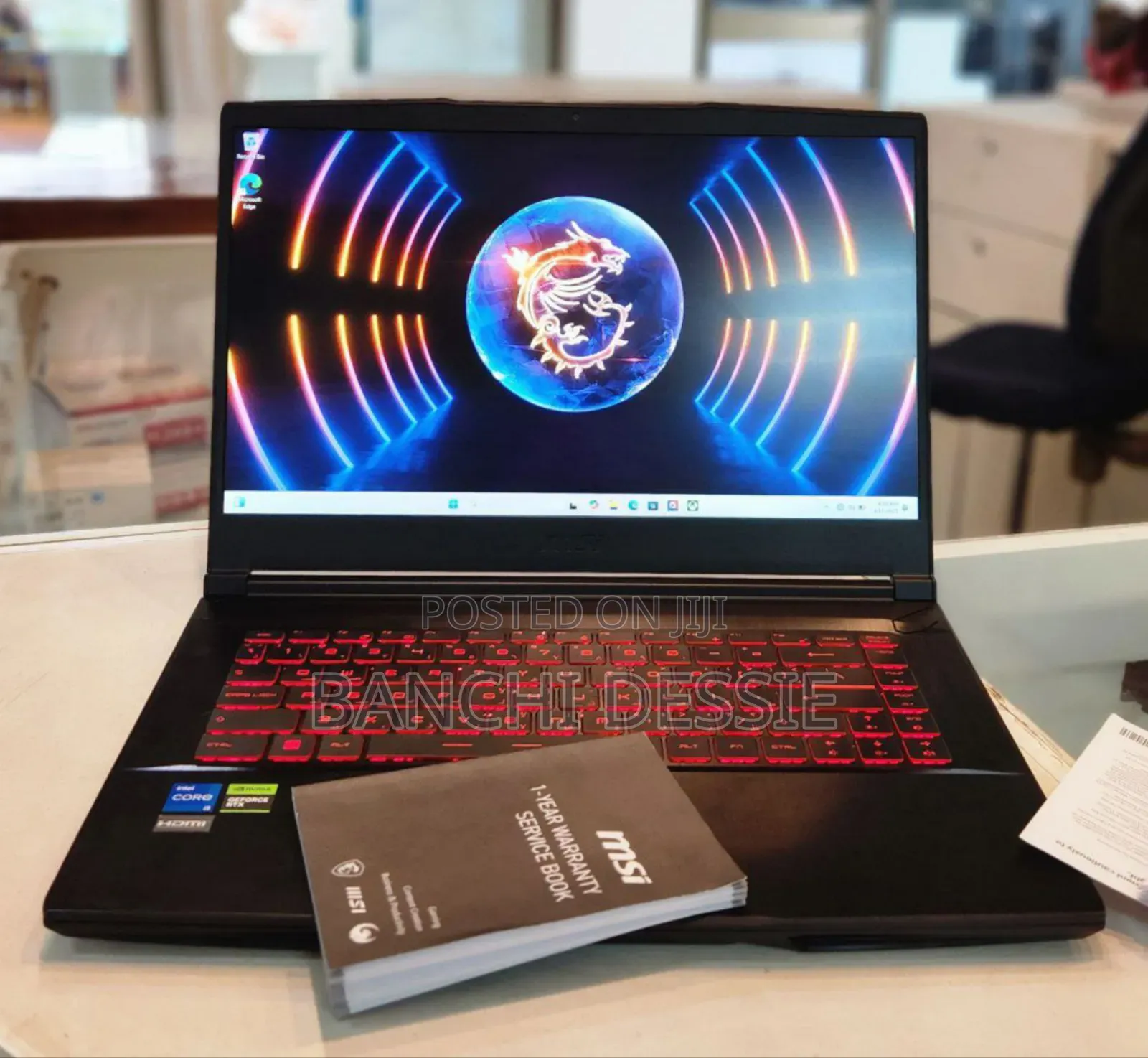 New Laptop MSI GF63 32GB Intel Core I5 SSD 512GB