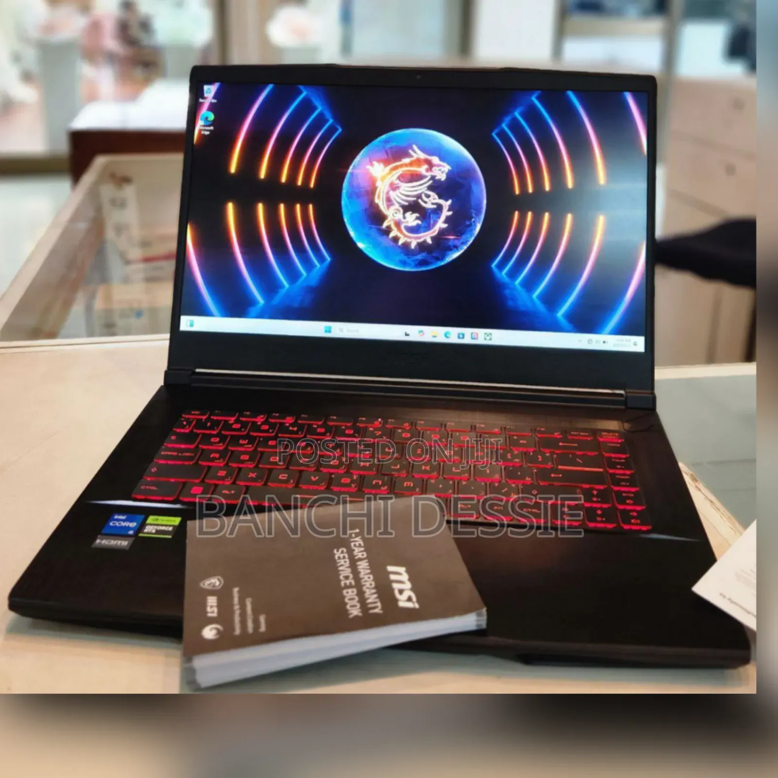 New Laptop MSI GF63 32GB Intel Core I5 SSD 512GB