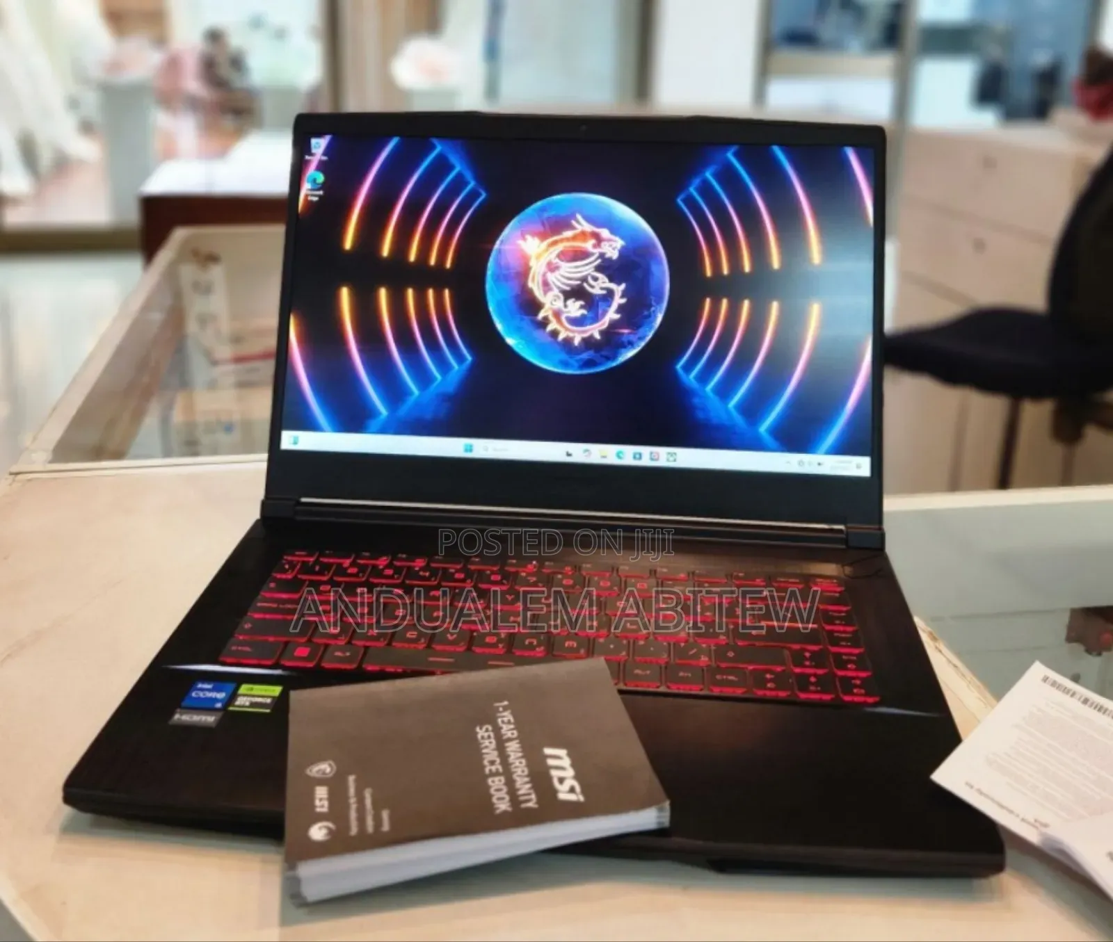 New Laptop MSI GF63 32GB Intel Core I5 SSD 512GB