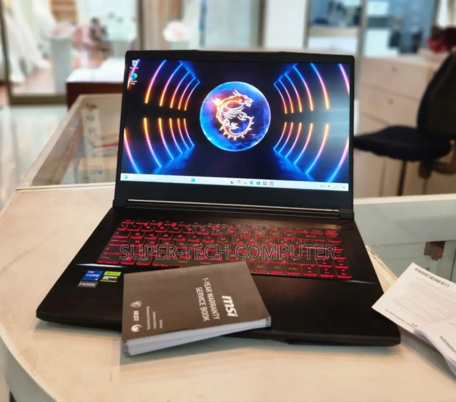 New Laptop MSI GF63 32GB Intel Core I5 SSD 512GB