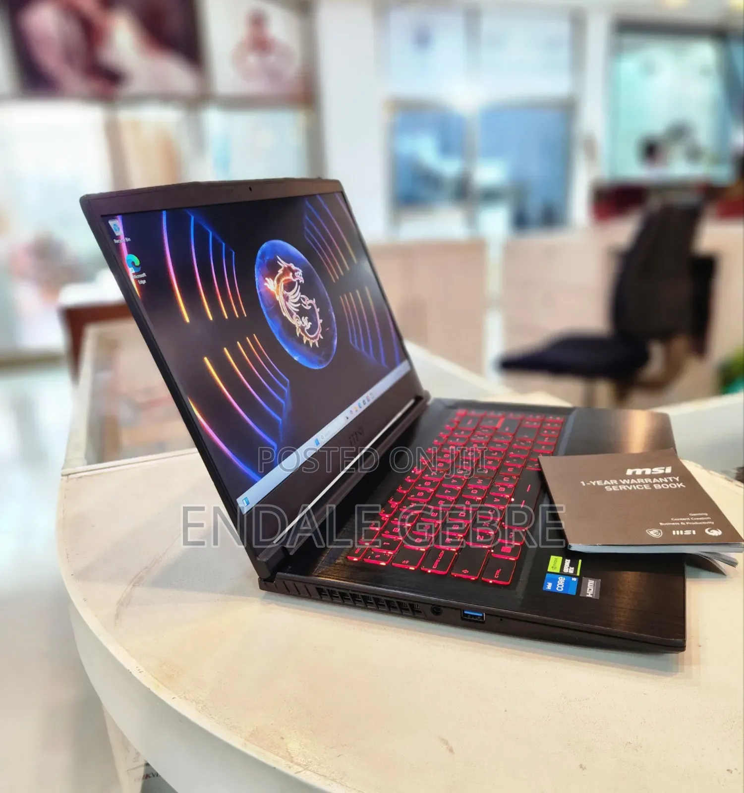 New Laptop MSI GF63 32GB Intel Core I5 SSD 512GB