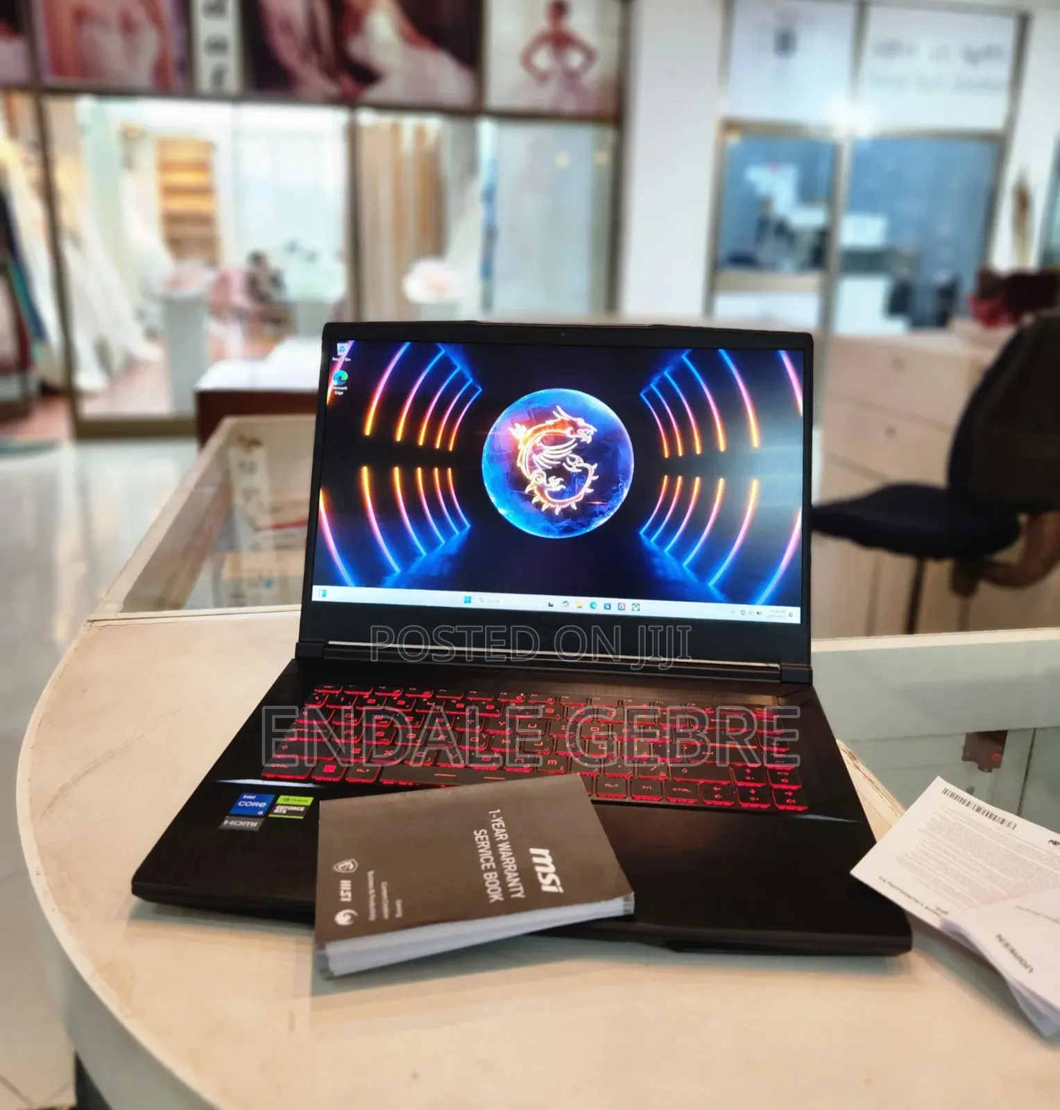 New Laptop MSI GF63 32GB Intel Core I5 SSD 512GB