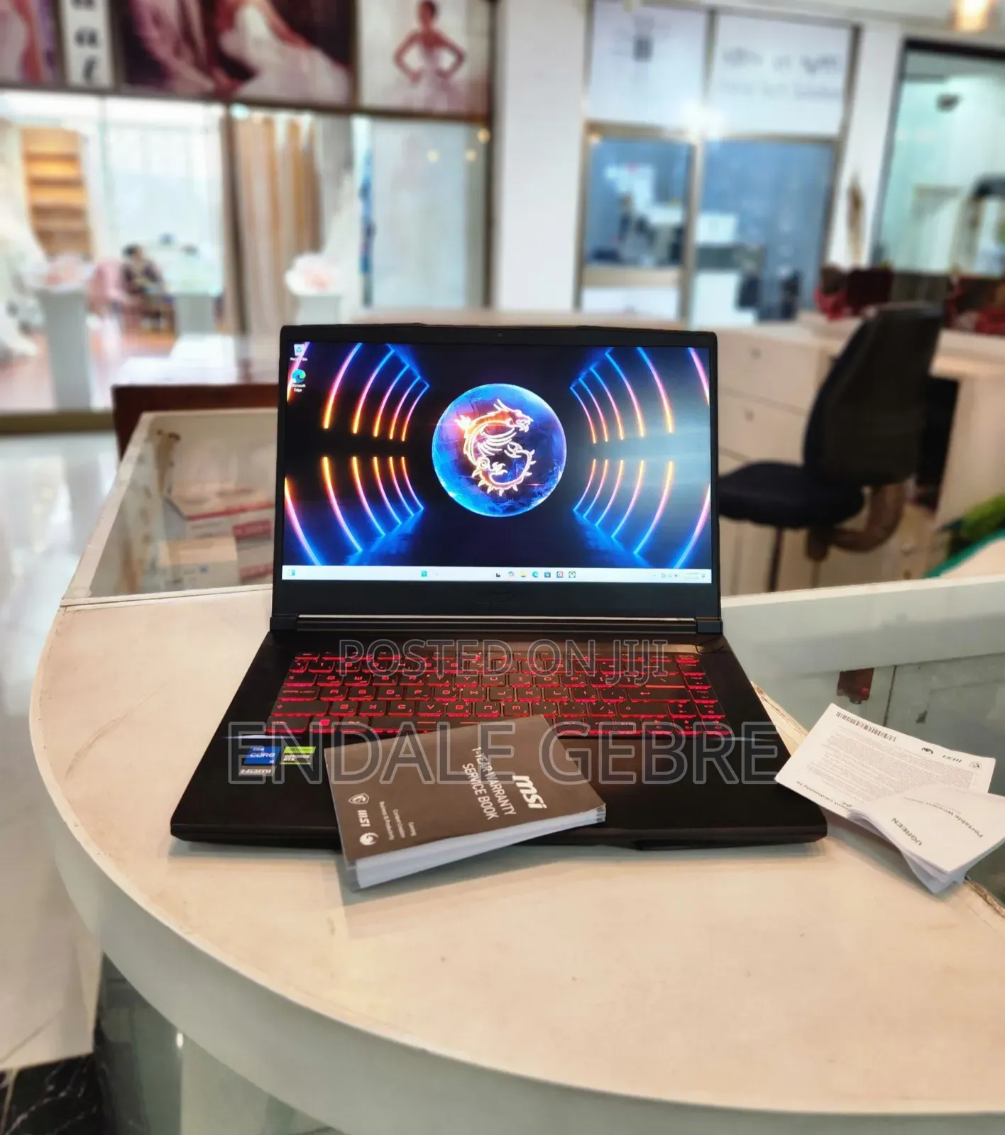 New Laptop MSI GF63 32GB Intel Core I5 SSD 512GB